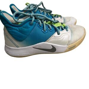 Nike PG 3 Paul George Lure Platinum Blue Basketball Shoes Men’s Sz 9 A02607-005